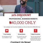 50% Discount on Professional Business Website