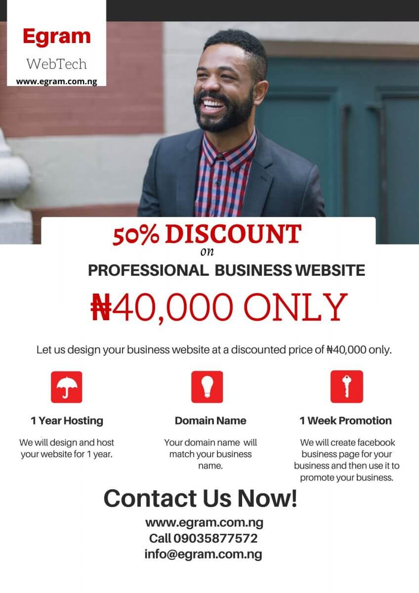 You are currently viewing 50% Discount on Professional Business Website