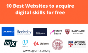Read more about the article Top 10 best websites to acquire digital skills for free in 2021/2022